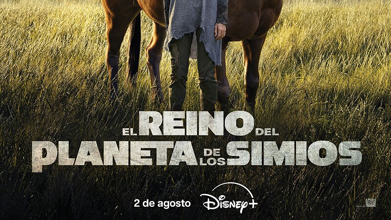 "EL REINO DEL PLANETA DE LOS SIMIOS" LA PELÍCULA DE 20TH CENTURY STUDIOS LLEGA EN EXCLUSIVA A DISNEY+ EL 2 DE AGOSTO