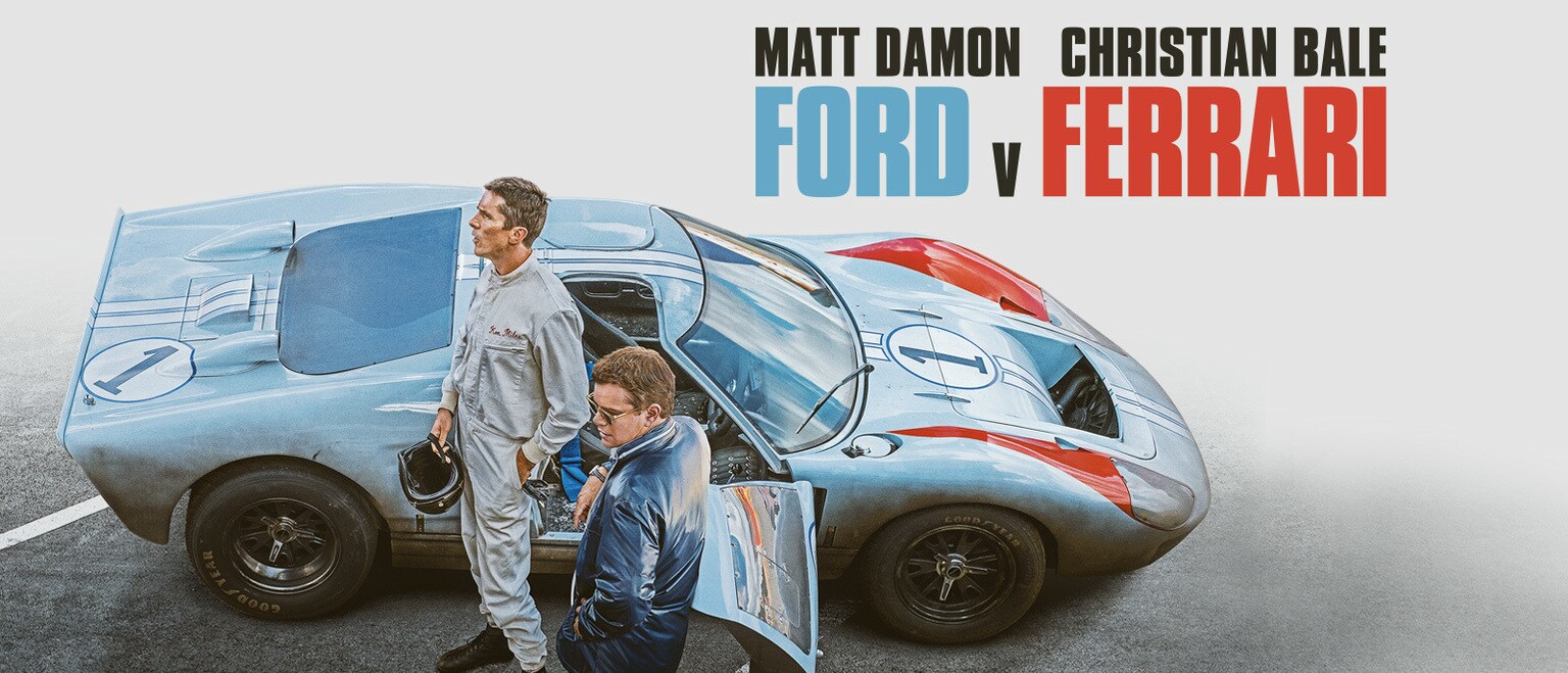 Ford V Ferrari starring Matt Damon and Christian Bale