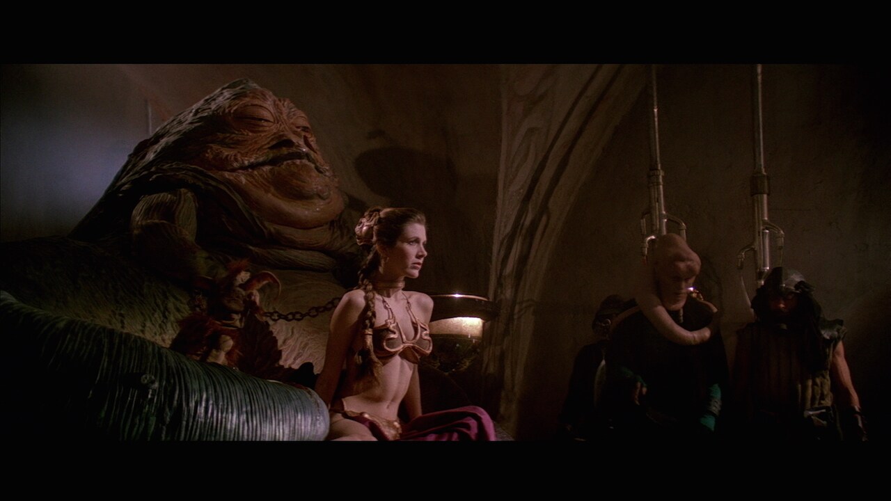 Boushh turned out to be Princess Leia in disguise, but Jabba wasn’t fooled – he allowed the princ...