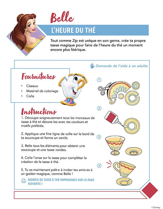 Instructions pour fabriquer une tasse à thé en papier.