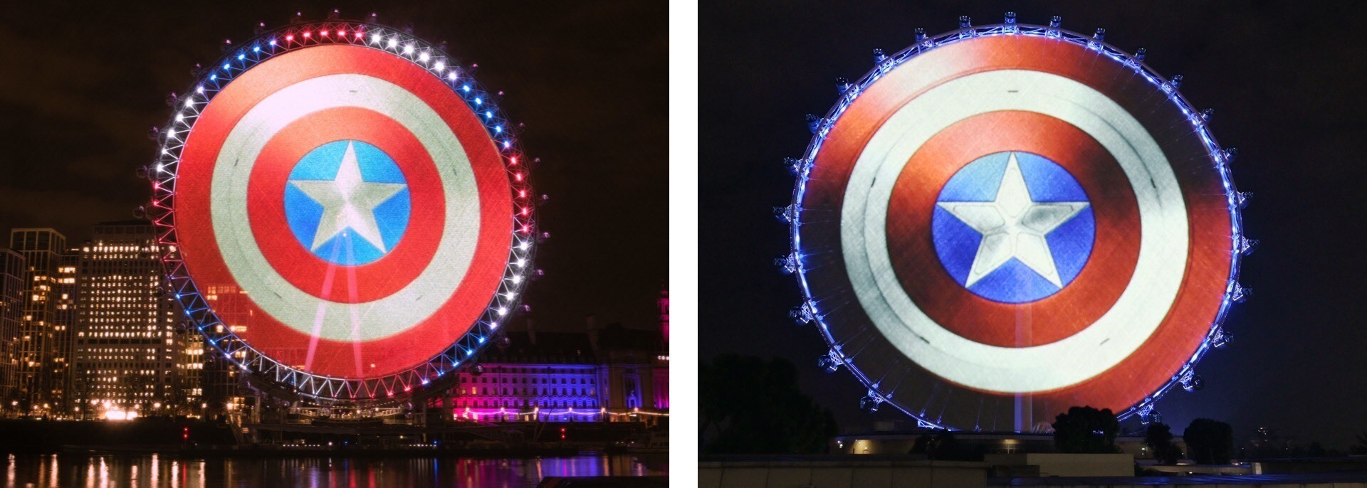 London Eye, Londres, Royaume-Uni et Singapore Flyer, Singapour