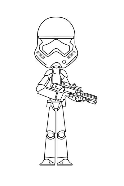 Coloriage BB8 saga coloriage bb8