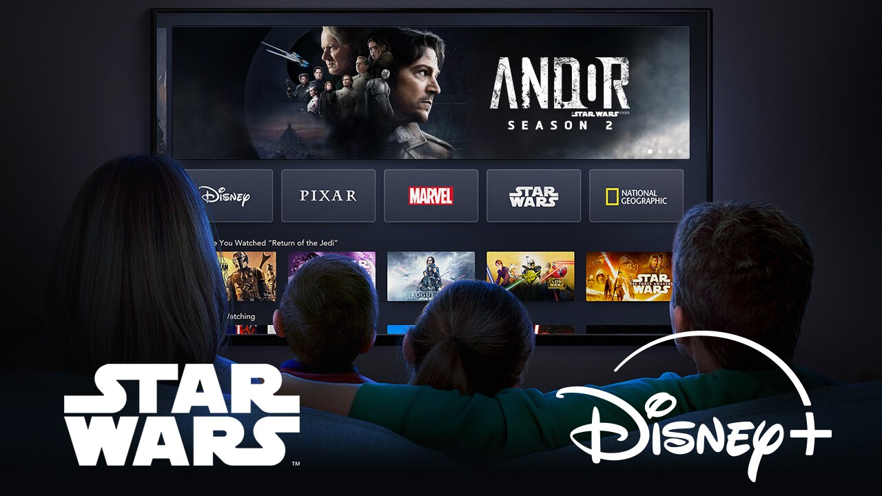 Star Wars on Disney+ key art