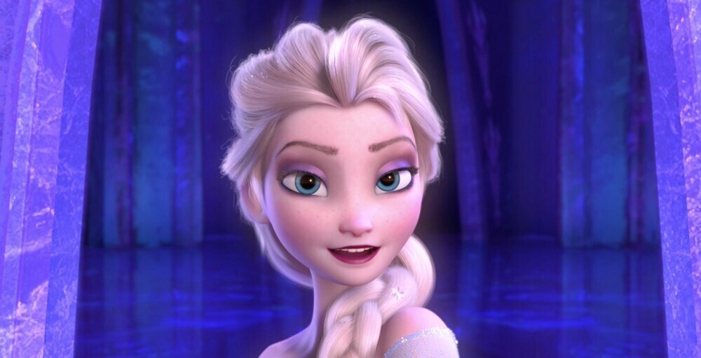 Animated character Elsa from the film "Frozen"