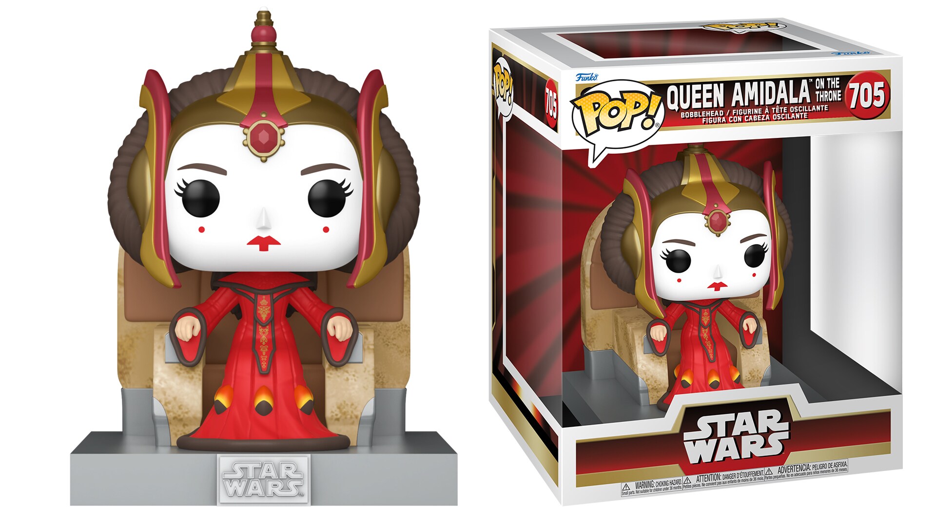 Funko Deluxe Pop! Queen Amidala on the Throne