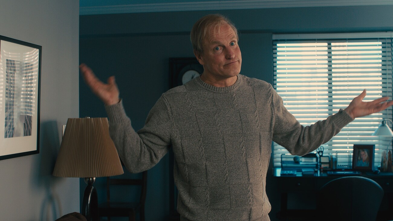 Woody Harrelson as Eddie McCay in 20th Century Studios' ELLA MCCAY. Photo courtesy of 20th Century Studios. © 2025 20th Century Studios. All Rights Reserved.