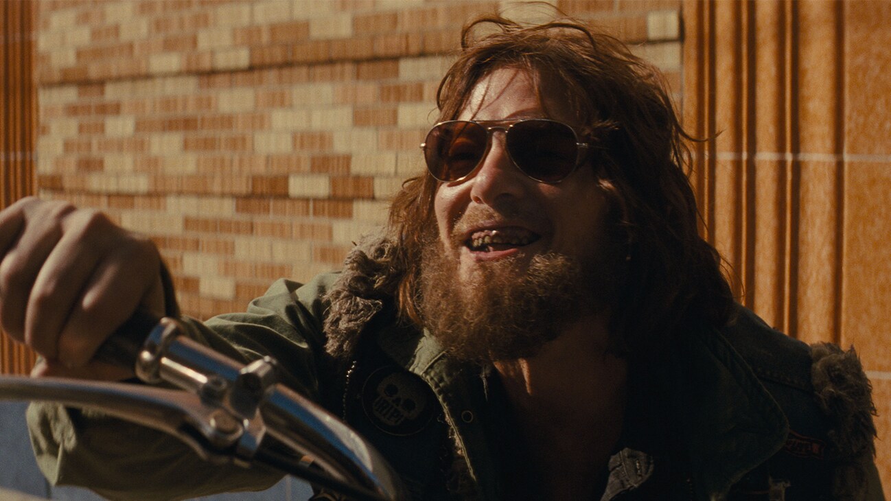 Norman Reedus as Funny Sonny in 20th Century Studios' THE BIKERIDERS. Photo courtesy of 20th Century Studios. © 2023 20th Century Studios. All Rights Reserved.