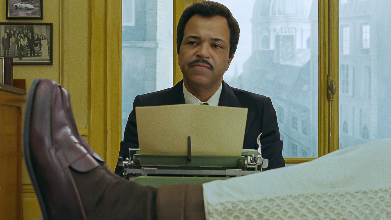 Actor Jeffrey Wright as Roebuck Wright in the movie "The French Dispatch".