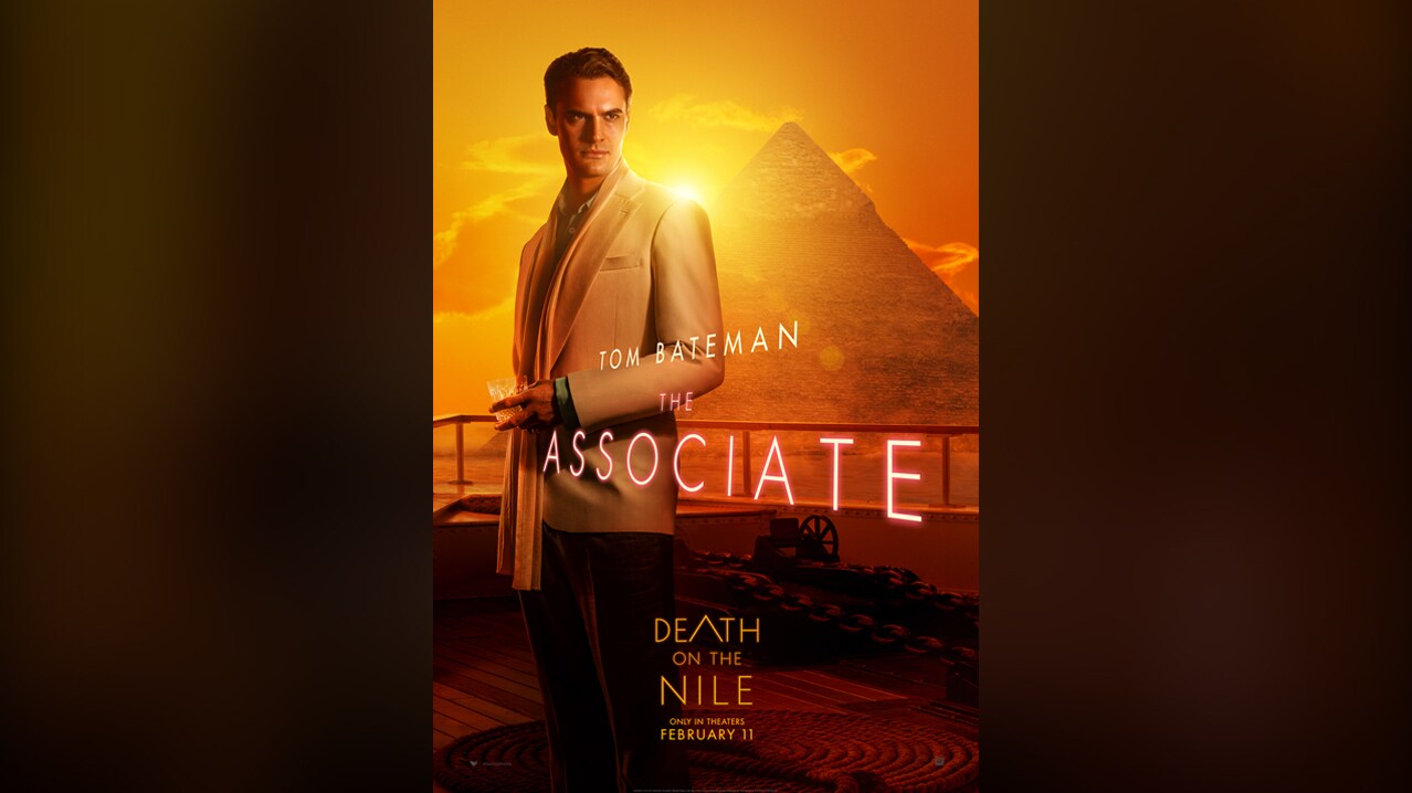 Tom Bateman | The Associate | Death on the Nile | Only in theaters February 11