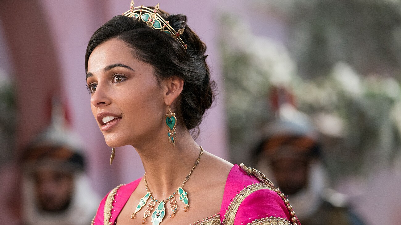 Naomi Scott (as Jasmine) in Aladdin