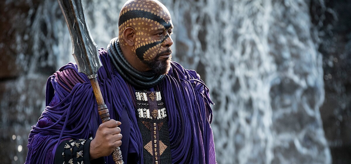 Forest Whitaker as Zuri in Black Panther