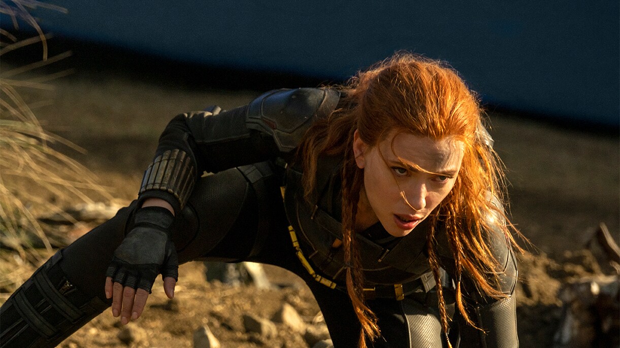 Natasha Romanoff (Scarlett Johansson) as Black Widow in Marvel Studios' BLACK WIDOW. Photo by Jay Maidment. ©Marvel Studios 2020.