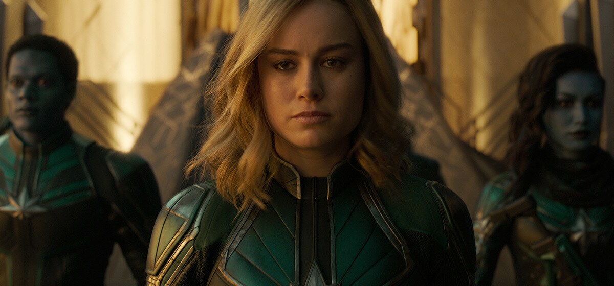 Brie Larson as Captain Marvel in Marvel Studios' Captain Marvel