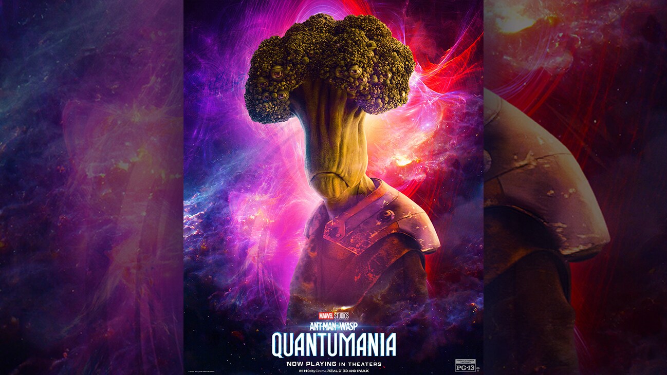 Broccoli Guy | Marvel Studios | Ant-Man and The Wasp: Quantumania | Now playing in theaters in Dolby Cinema, REAL D 3D and IMAX