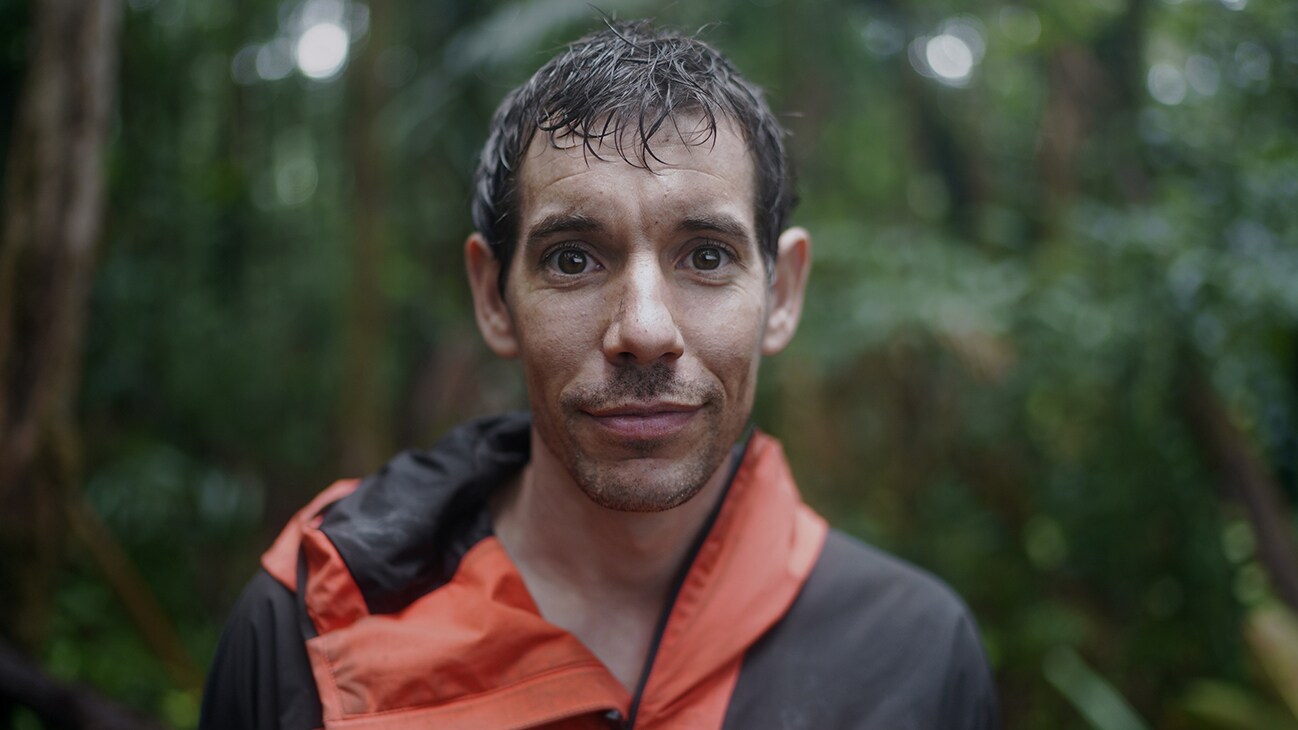 Climber Alex Honnold trekked through the Amazon jungle for days in order to make a first ascent up the tepui face of Mount Weiassipu in Western Guyana. (National Geographic/Renan Ozturk)
