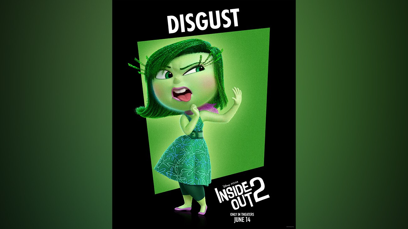 Disgust | Disney•Pixar | Inside Out 2 | Only in theaters June 14 | movie poster