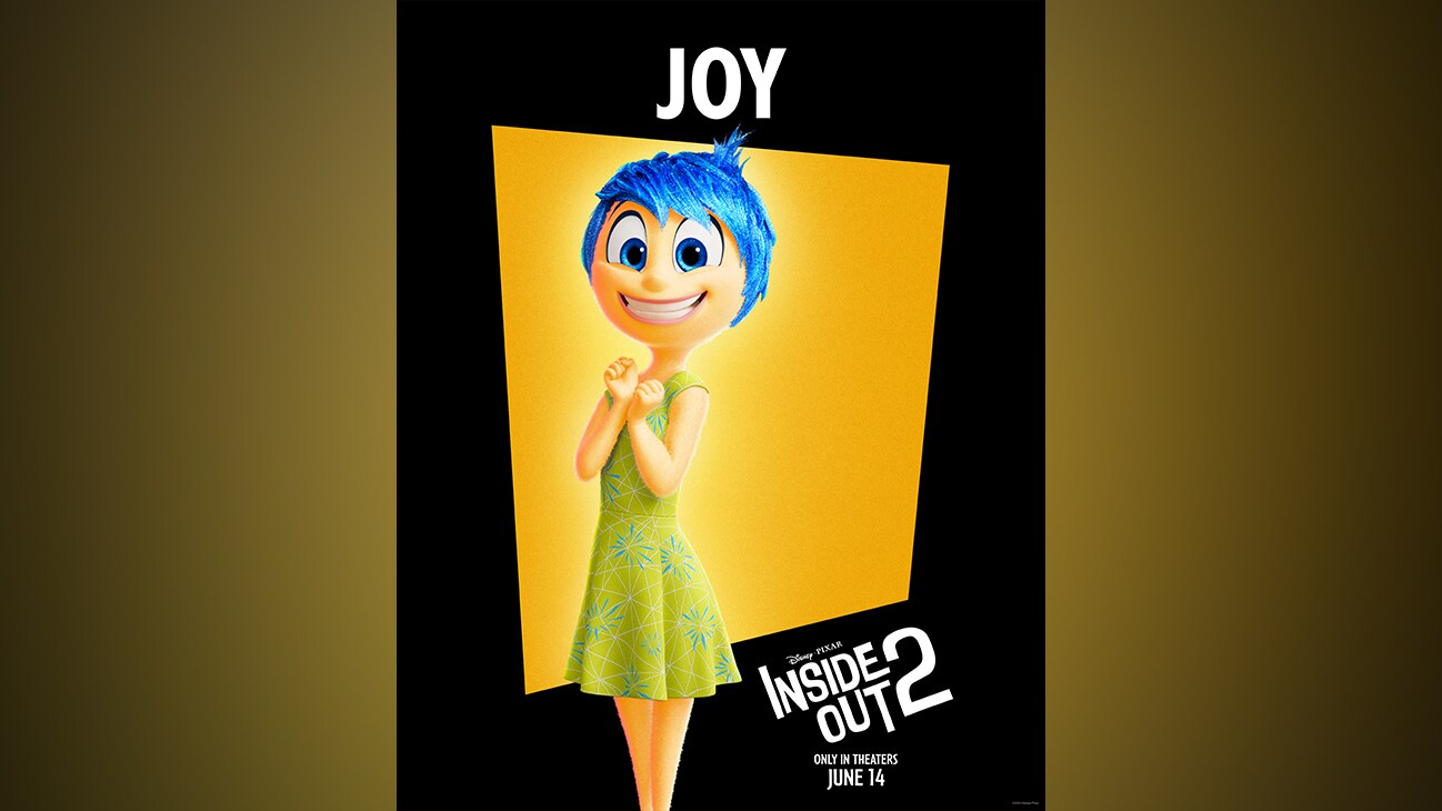 Joy | Disney•Pixar | Inside Out 2 | Only in theaters June 14 | movie poster