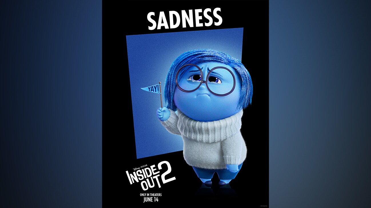 Sadness | Disney•Pixar | Inside Out 2 | Only in theaters June 14 | movie poster