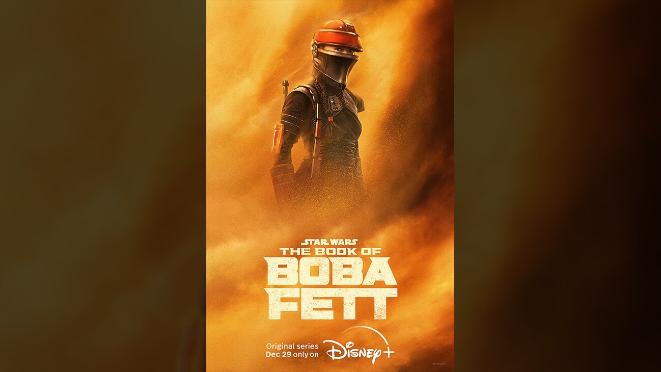 Image of Fennec Shand from the Disney+ Original series Star Wars: The Book of Boba Fett | Original series Dec. 29 only on Disney+ | movie poster