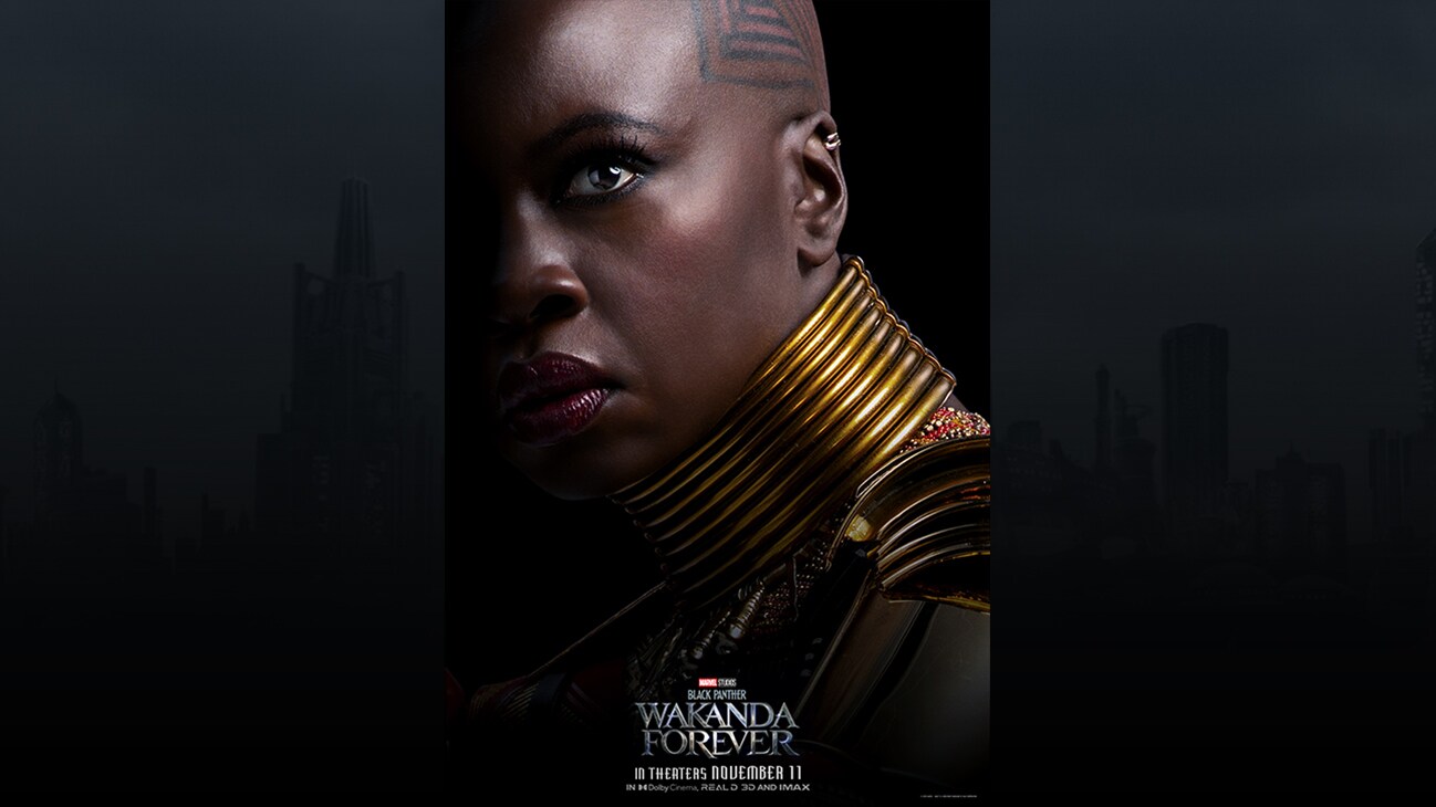 Okoye | Marvel Studios | Black Panther: Wakanda Forever | In Theaters November 11 | In Dolby Cinema, REAL D 3D and IMAX