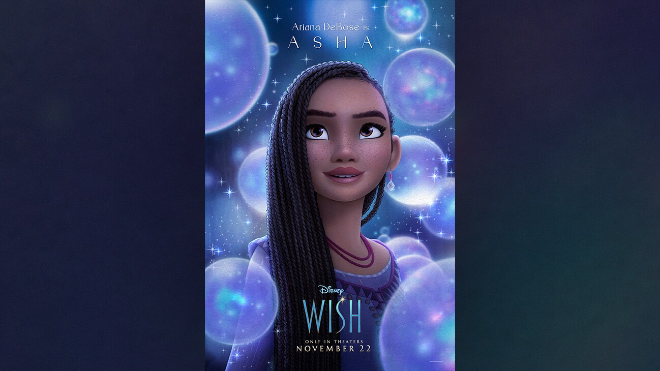 Ariana DeBose is Asha | Disney | Wish | Only in theaters November 22 | movie poster
