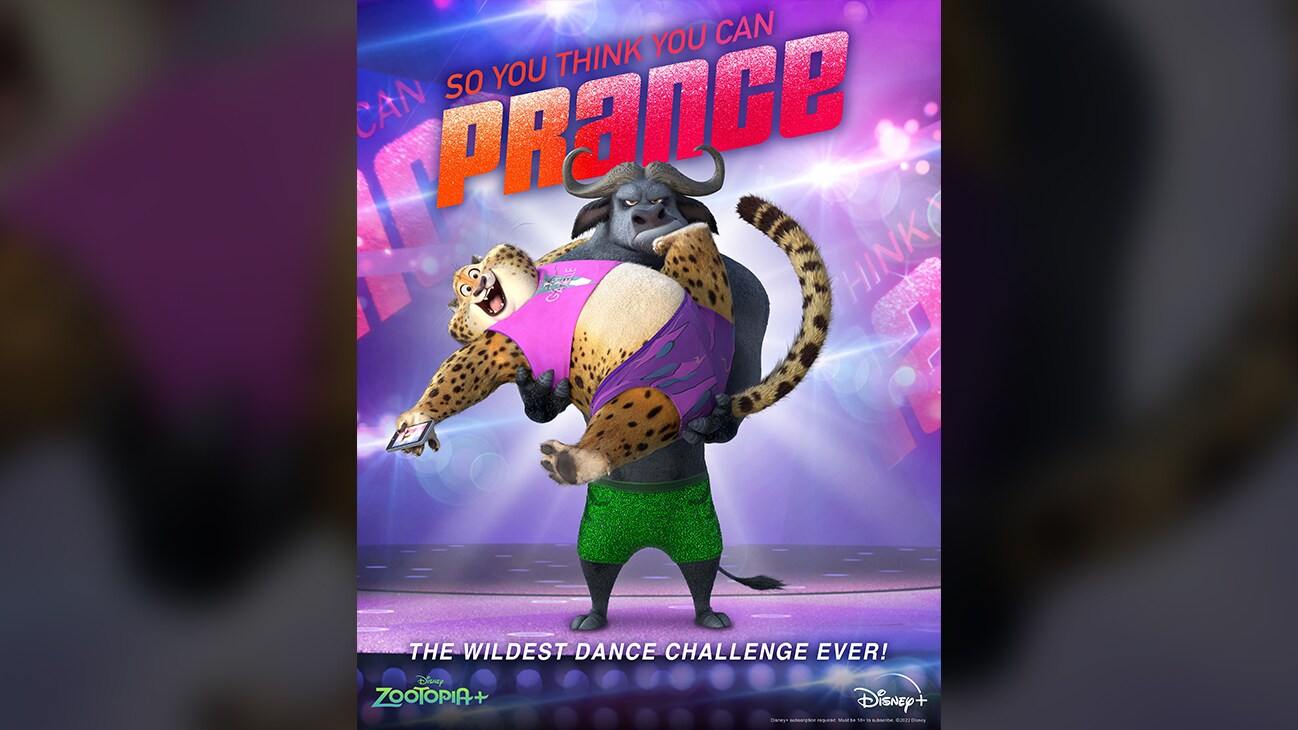 So you think you can prance | The wildest dance cahllenge ever! | A bull holding a cheetah | Watch the 6 all-new episodes for Disney's Zootopia+, NOW STREAMING only on @DisneyPlus!
