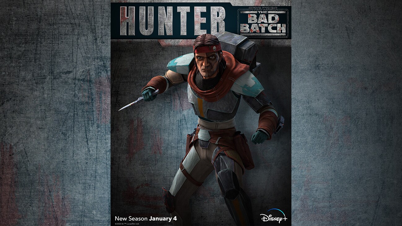 Hunter | Star Wars: The Bad Batch Season 2 | New Season January 4 | Disney+