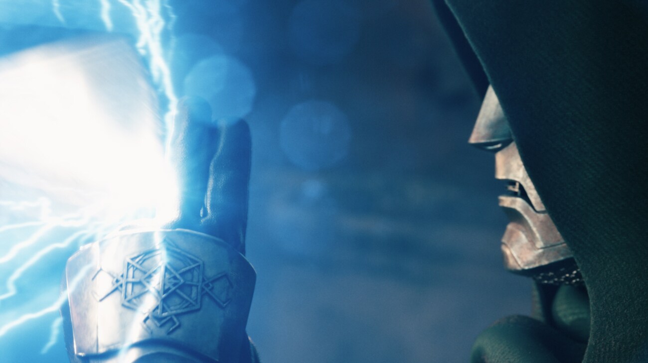 Victor von Doom/Doctor Doom (Robert Downey Jr.) in Marvel's AVENGERS: DOOMSDAY. Photo courtesy of Marvel. © 2026 Marvel. All Rights Reserved.