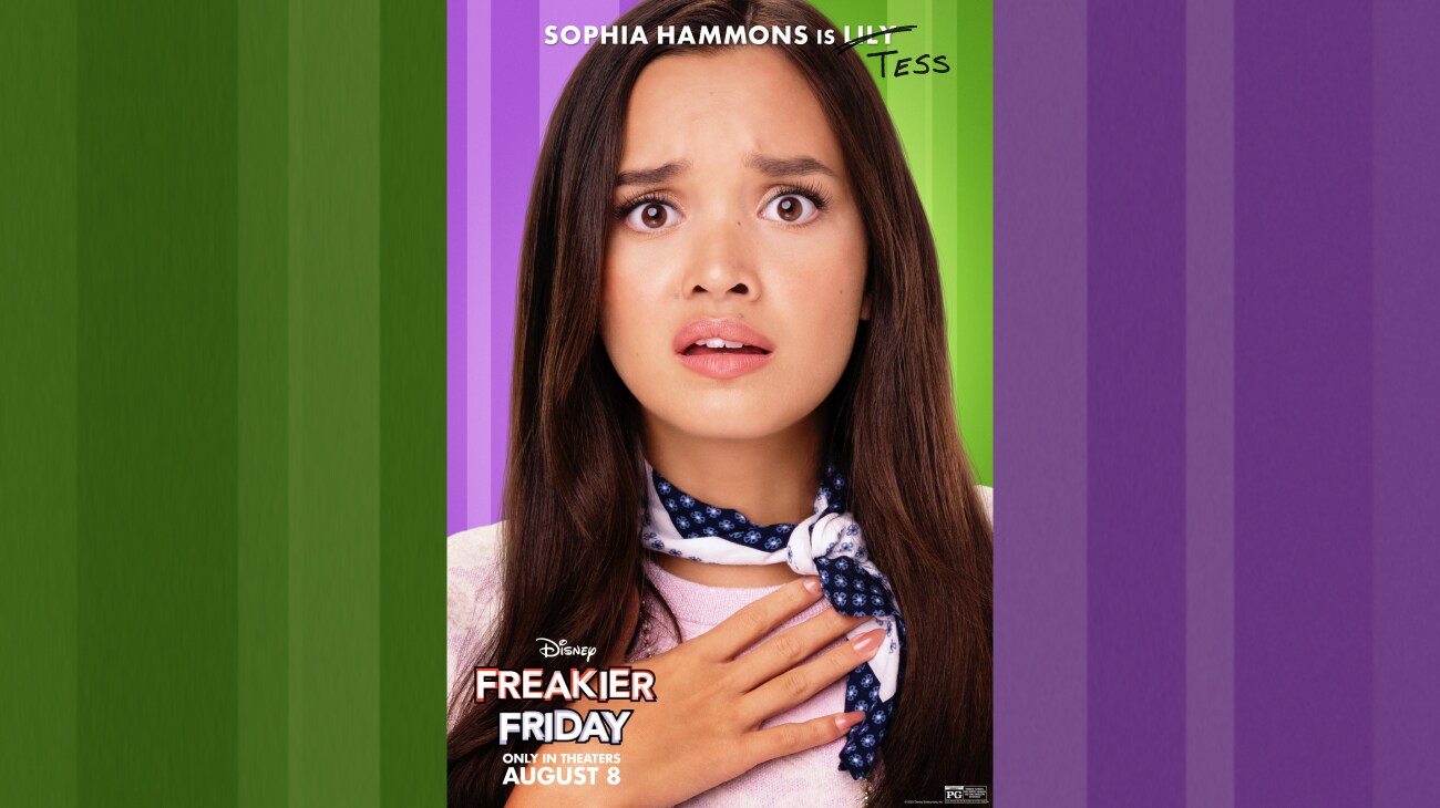 Sophia Hammons is Lily/Tess | Disney | Freakier Friday | Only in theaters August 8