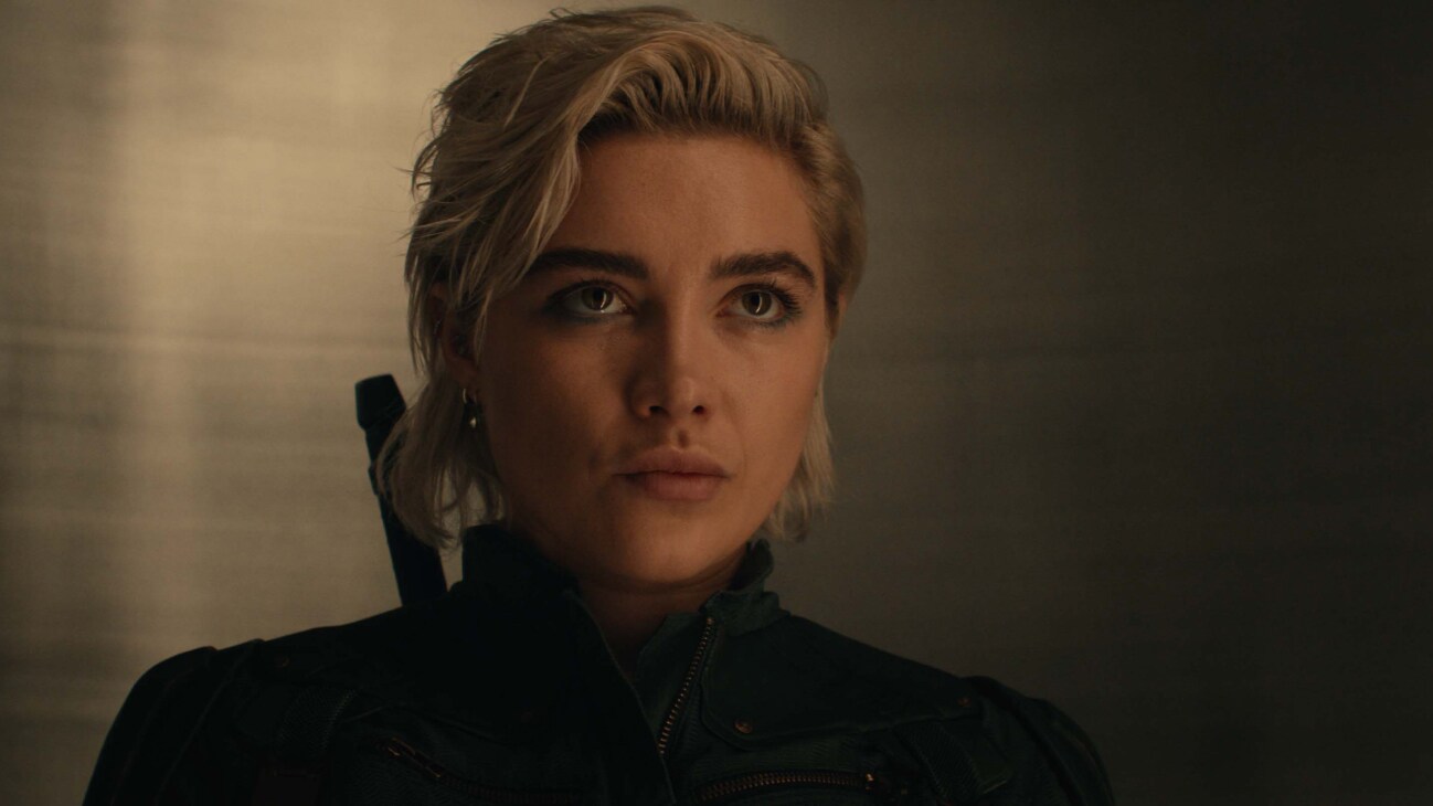 Yelena Belova (Florence Pugh) in Marvel Studios' THUNDERBOLTS*. Photo courtesy of Marvel Studios. © 2025 MARVEL.