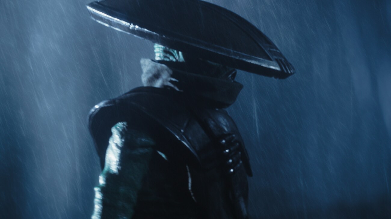 Bounty Hunter in Lucasfilm's THE MANDALORIAN AND GROGU. Photo courtesy of Lucasfilm. © 2026 Lucasfilm Ltd™. All Rights Reserved.