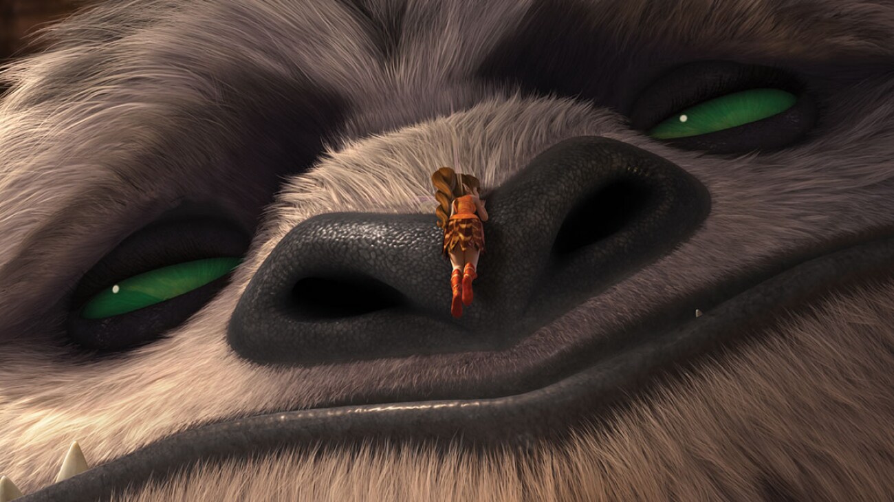 Fawn hugs the NeverBeast.