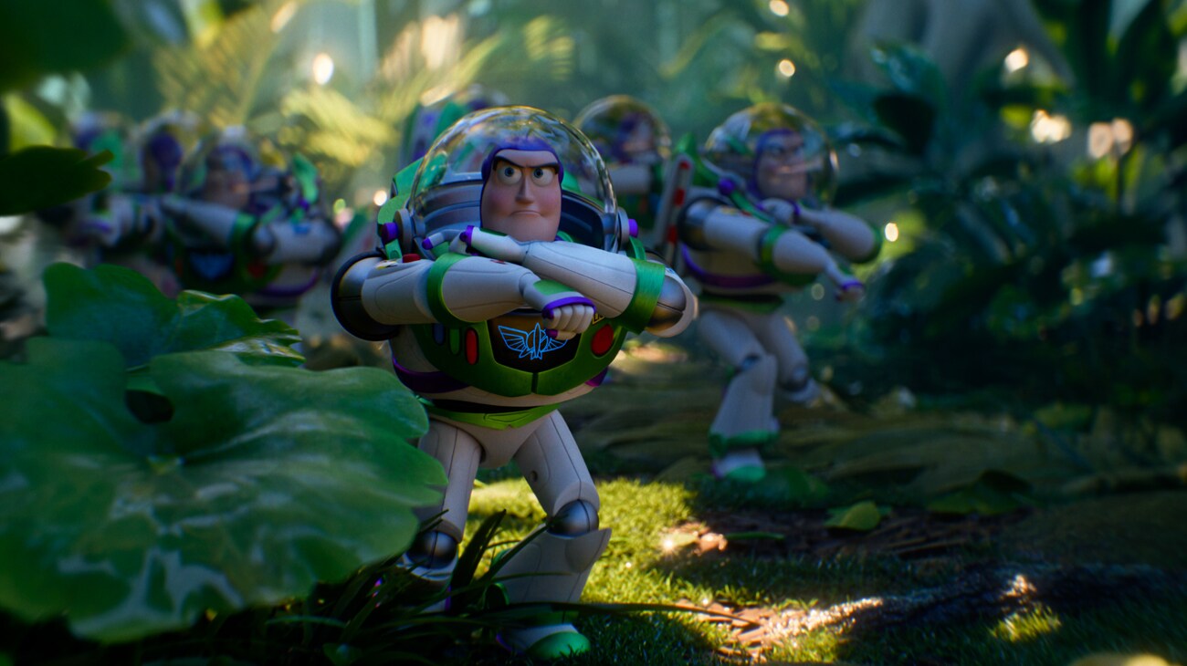 Buzz Lightyear (voiced by Tim Allen) in TOY STORY 5. Disney and Pixar’s “Toy Story 5" releases in theaters June 19, 2026. © 2025 Disney/Pixar. All Rights Reserved. © 2025 Disney/Pixar. All Rights Reserved.