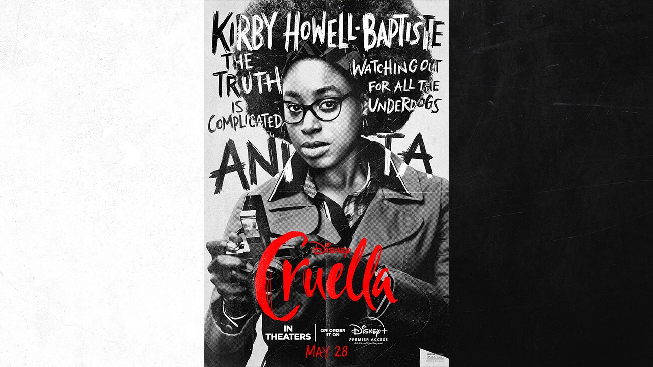 Kirby Howell-Baptiste as Anita | The Truth is Complicated | Watching Out For All the Underdogs | Cruella | In Theaters or order it on Disney+ with Premier Access May 28. Additional fee required.