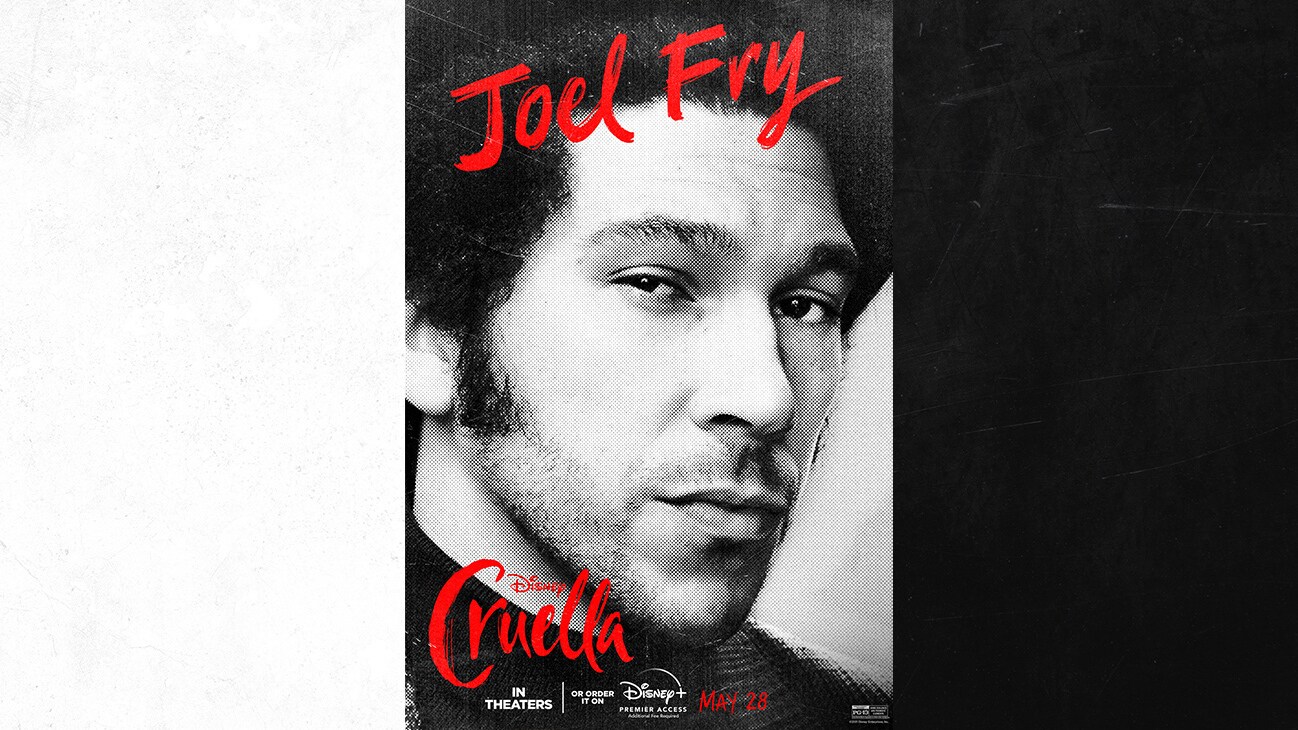 Joel Fry as Jasper from the Disney movie Cruella | In Theaters or order it on Disney+ with Premier Access May 28. Additional fee required.