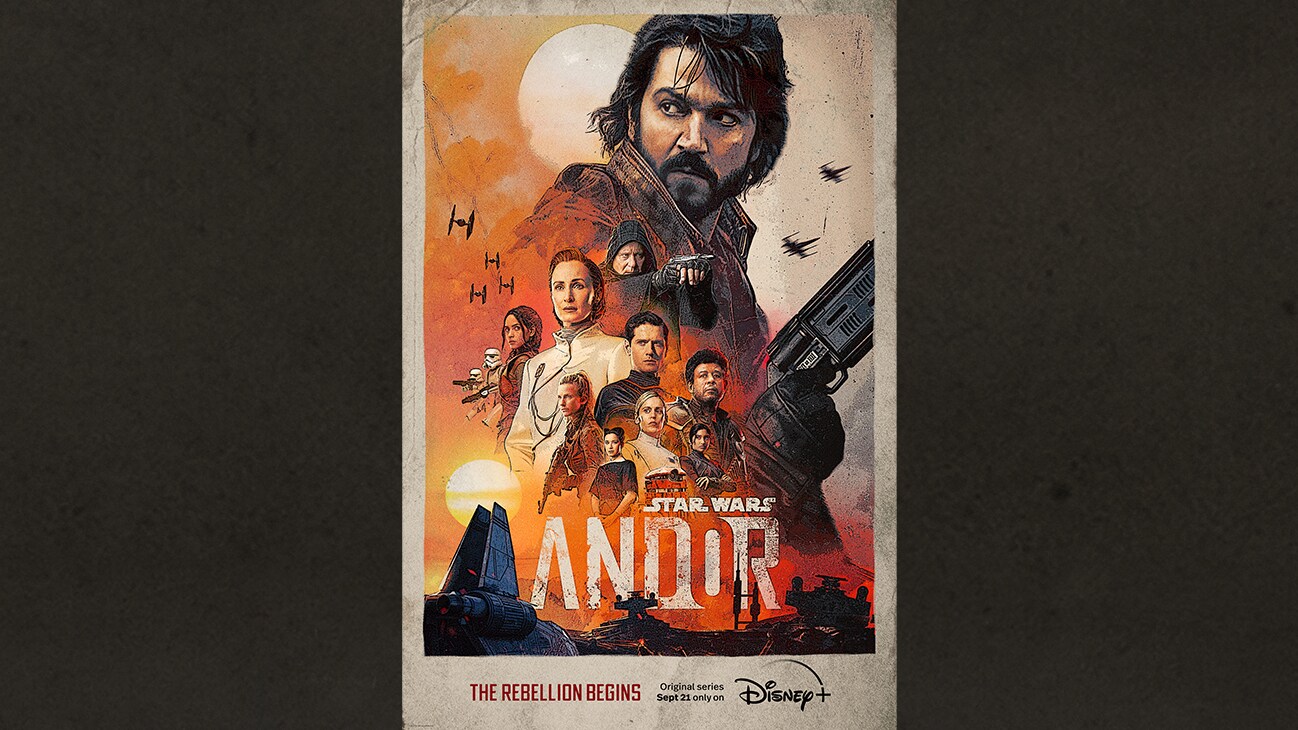 Star Wars: Andor | The Rebellion begins | Original series Sept. 21 only on Disney+ | movie poster