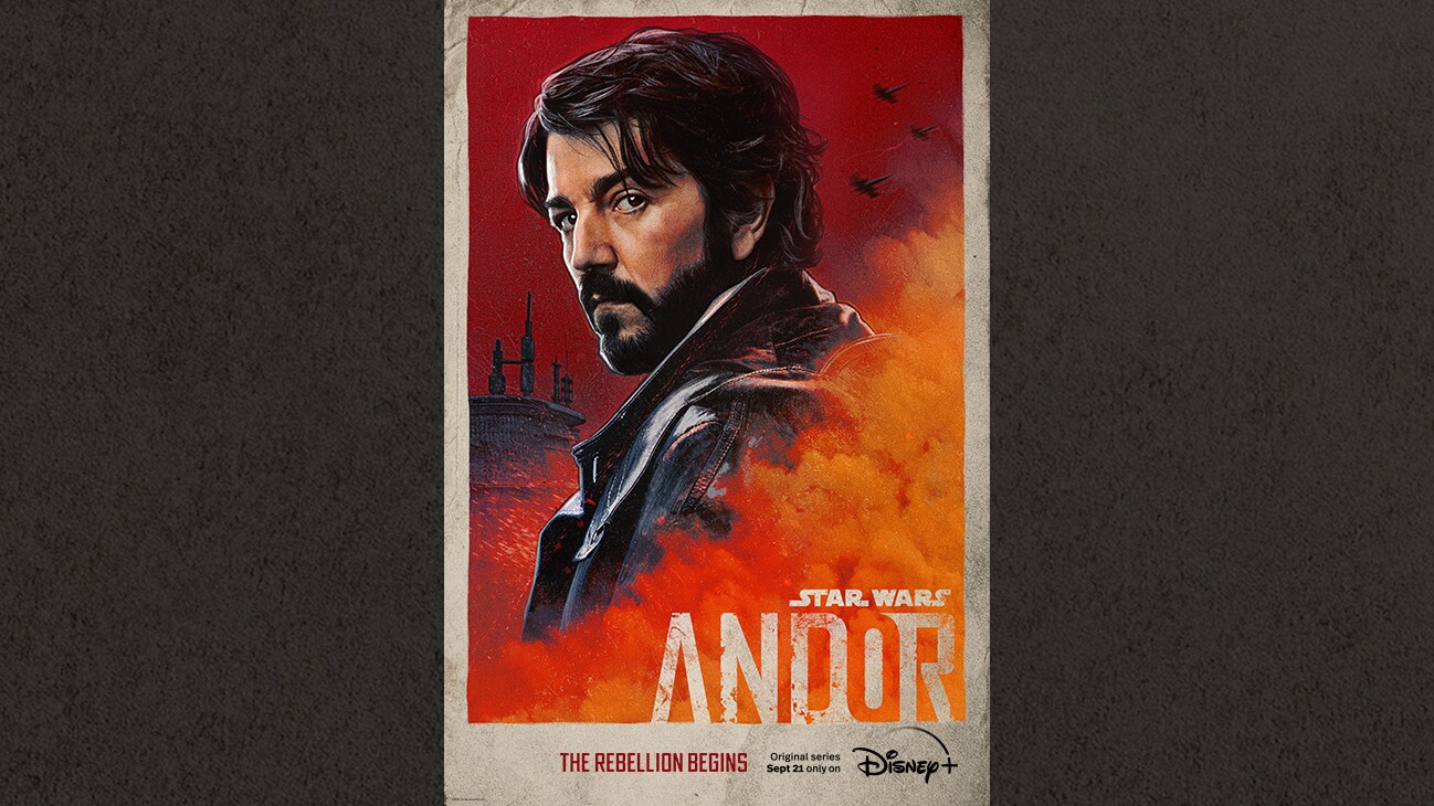Image of Cassian Andor | Star Wars: Andor | The Rebellion begins | Original series Sept. 21 only on Disney+ | movie poster