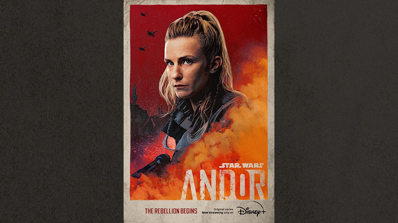 Image of Vel Sartha. | Star Wars: Andor | The Rebellion begins | Original series now streaming only on Disney+ | movie poster
