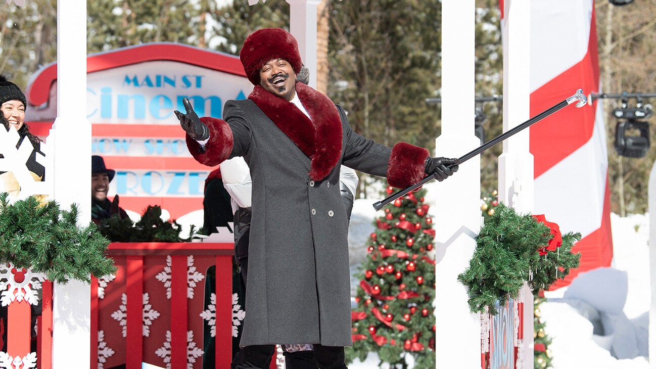 BEST IN SNOW. Host, Tituss Burgess. (Disney/Todd Wawrychuk)
