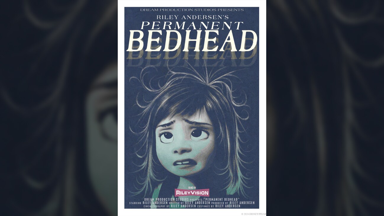Still image of an animated girl with messy hair. | Dream Production's Studios presents Riley Andersen's Permanent Bedhead | Poster