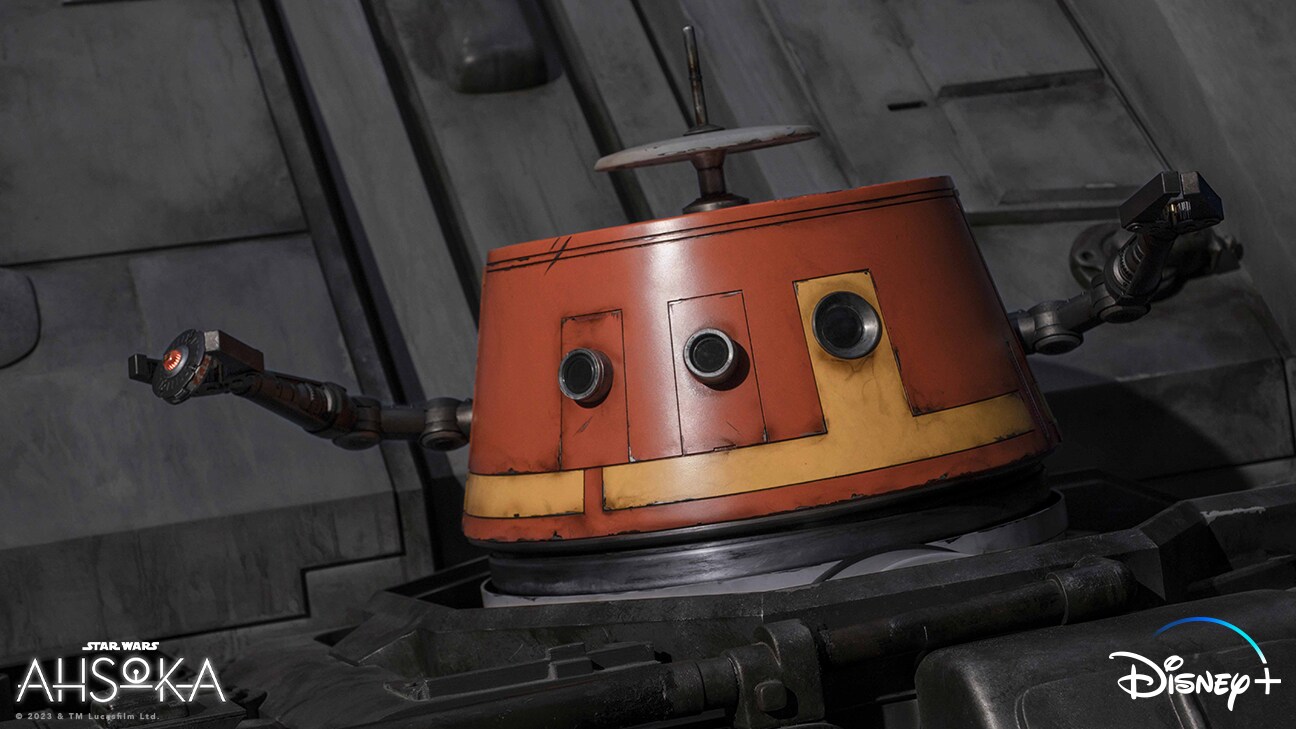 Chopper in Lucasfilm's STAR WARS: AHSOKA, exclusively on Disney+. ©2023 Lucasfilm Ltd. & TM. All Rights Reserved.