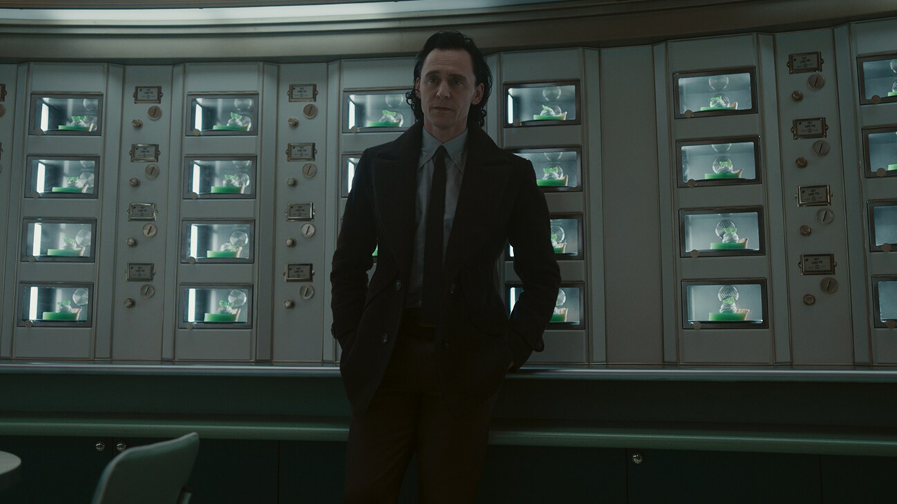 Tom Hiddleston as Loki in Marvel Studios' LOKI, Season 2, exclusively on Disney+. Photo courtesy of Marvel Studios. © 2023 MARVEL.