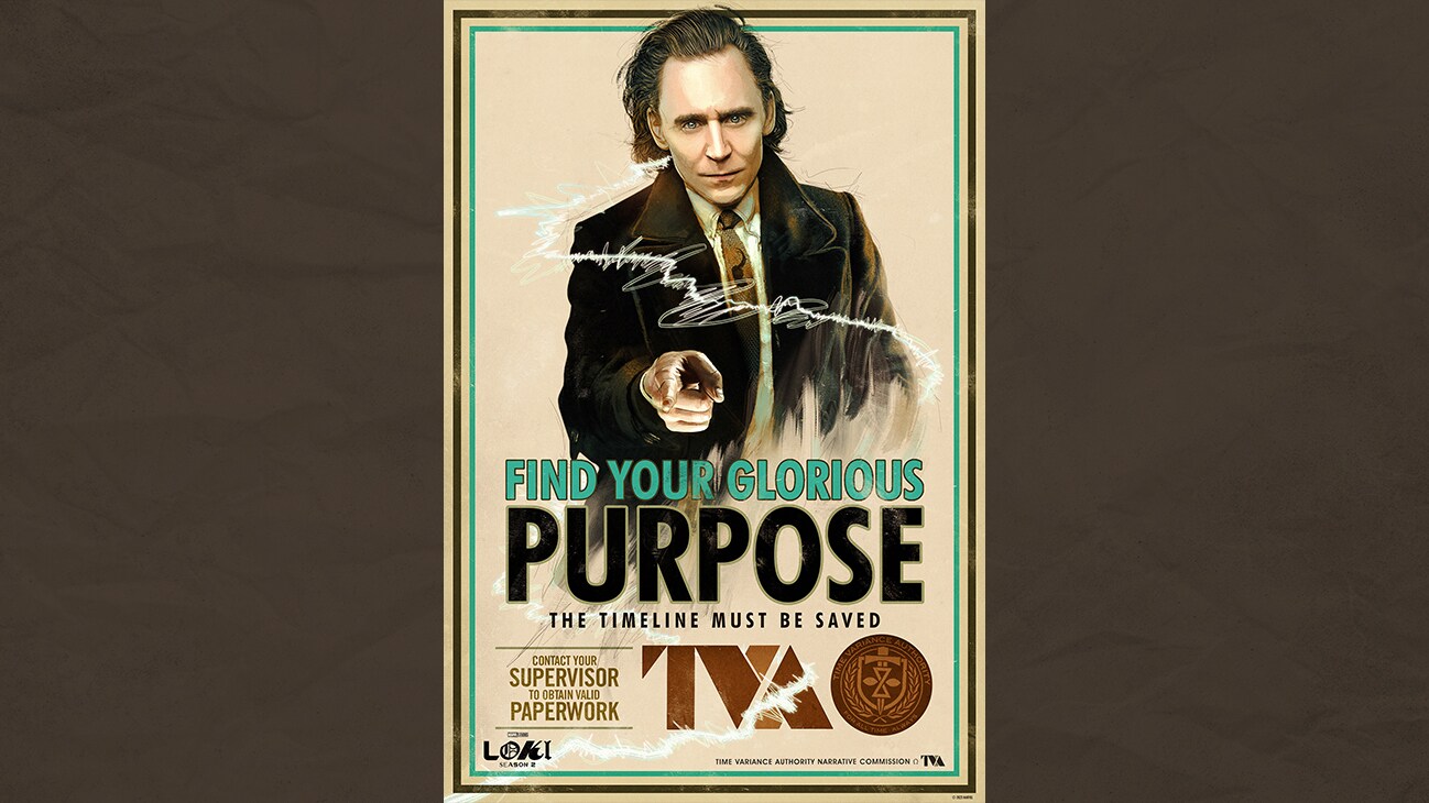 Loki | Find your glorious purpose | The timeline must be saved | Marvel Studios' Loki Season 2 | movie poster