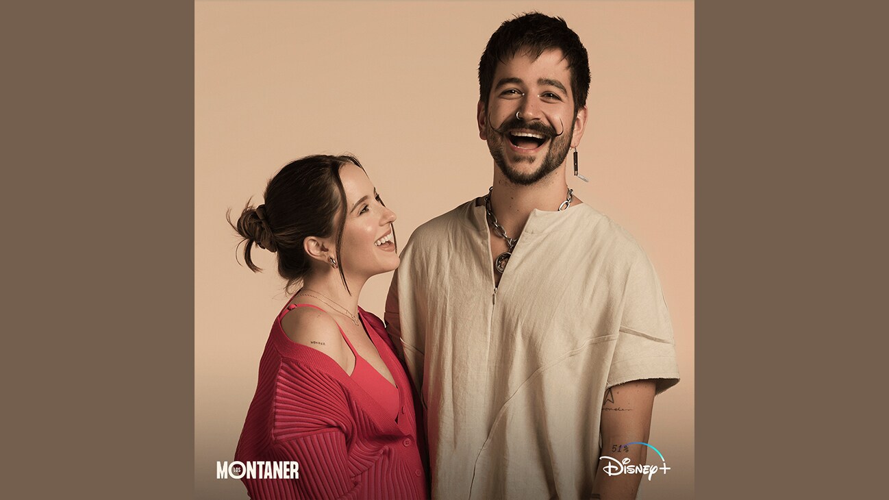 Image of Evaluna and Camilo from the Disney+ Original series "Los Montaner".