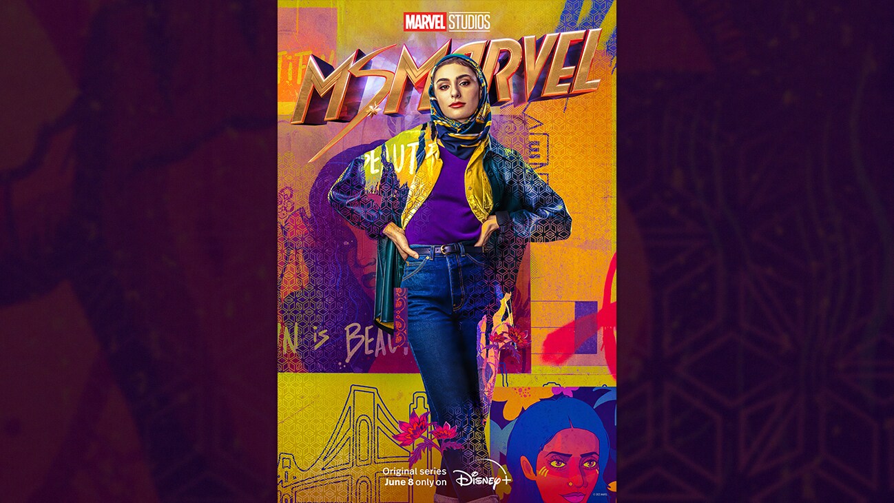 Nakia (actor Yasmeen Fletcher) in the Disney+ Original series "Ms. Marvel". | Original series June 8 only on Disney+