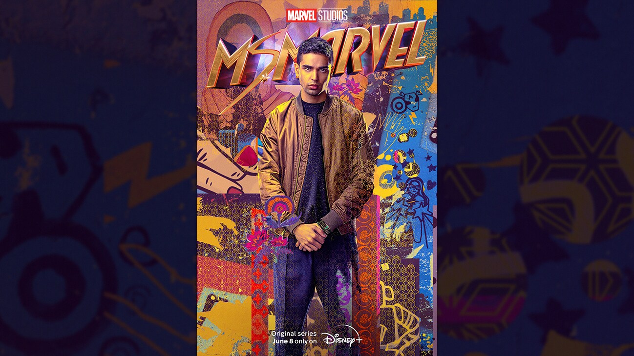 Kamran (actor Rish Shah) in the Disney+ Original series "Ms. Marvel". | Original series June 8 only on Disney+