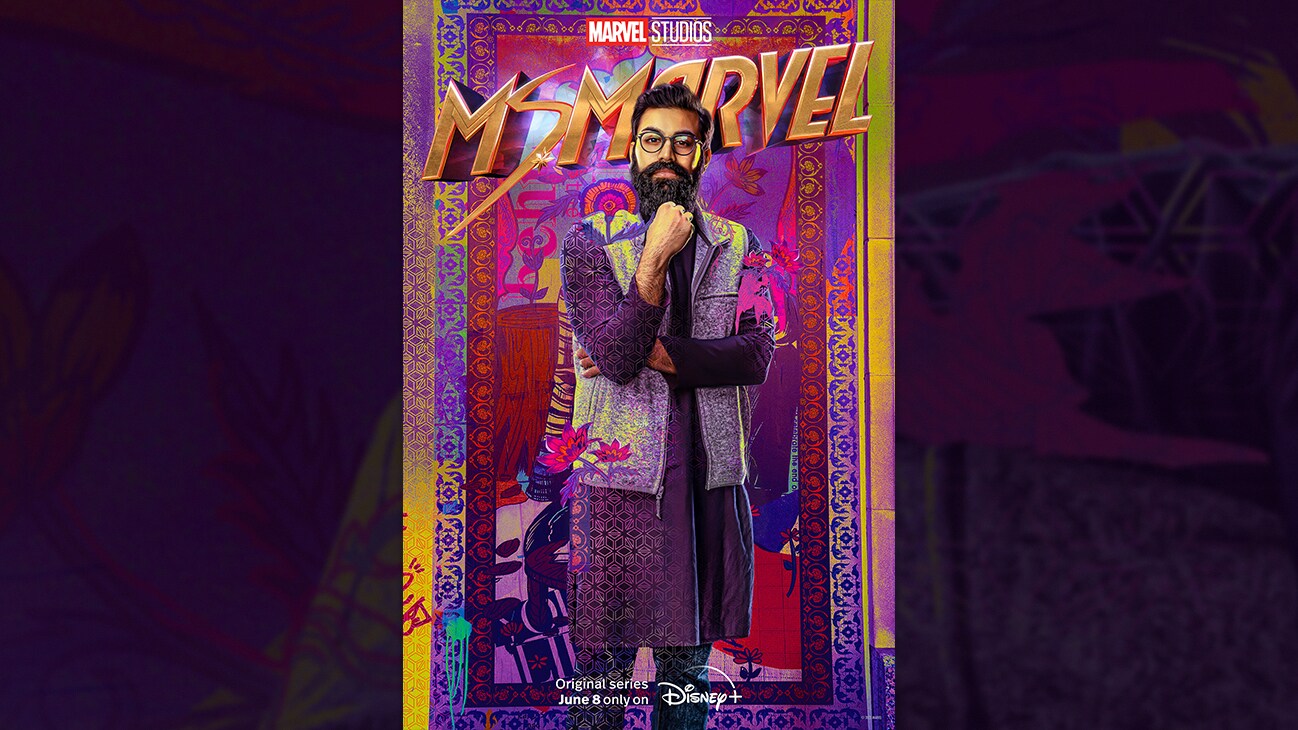 Aamir (actor Saagar Shaikh) in the Disney+ Original series "Ms. Marvel". | Original series June 8 only on Disney+