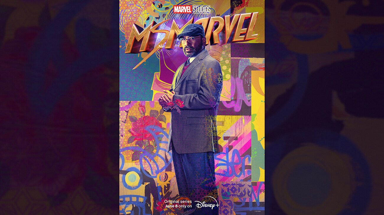 Yusuf Khan (actor Mohan Kupur) in the Disney+ Original series "Ms. Marvel". | Original series June 8 only on Disney+