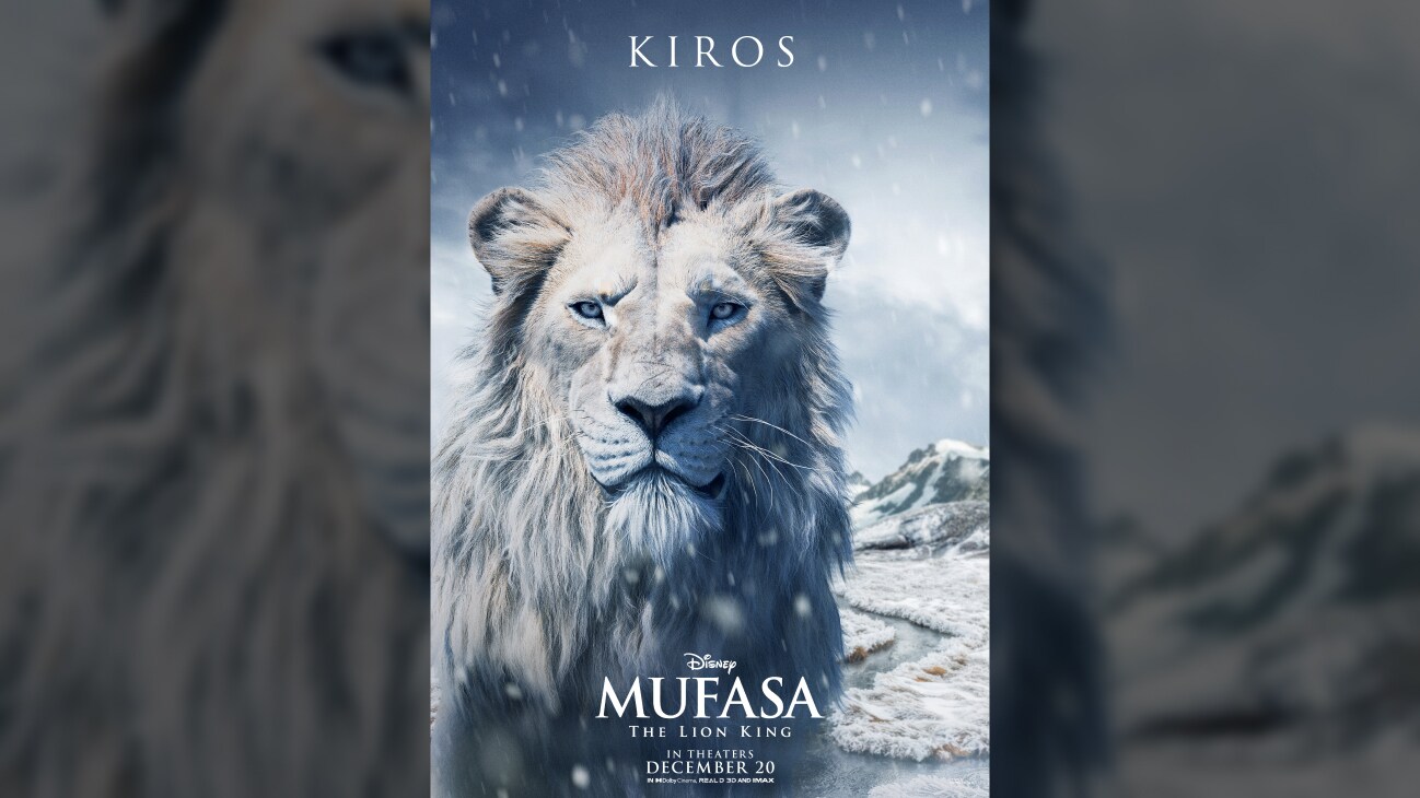Kiros | Disney | Mufasa: The Lion King | In theaters December 20 | movie poster