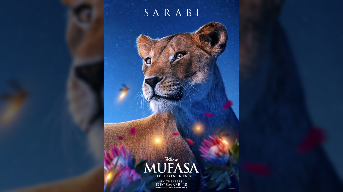 Sarabi | Disney | Mufasa: The Lion King | In theaters December 20 | movie poster